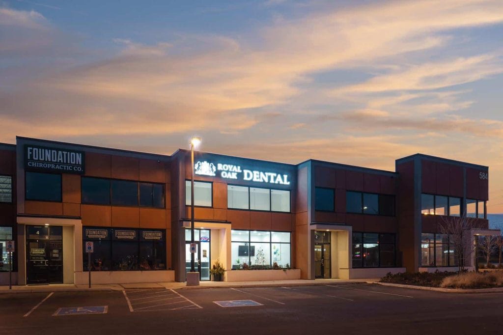 Royal Oak Dental family and cosmetic dentistry clinic exterior in Oakville, Ontario